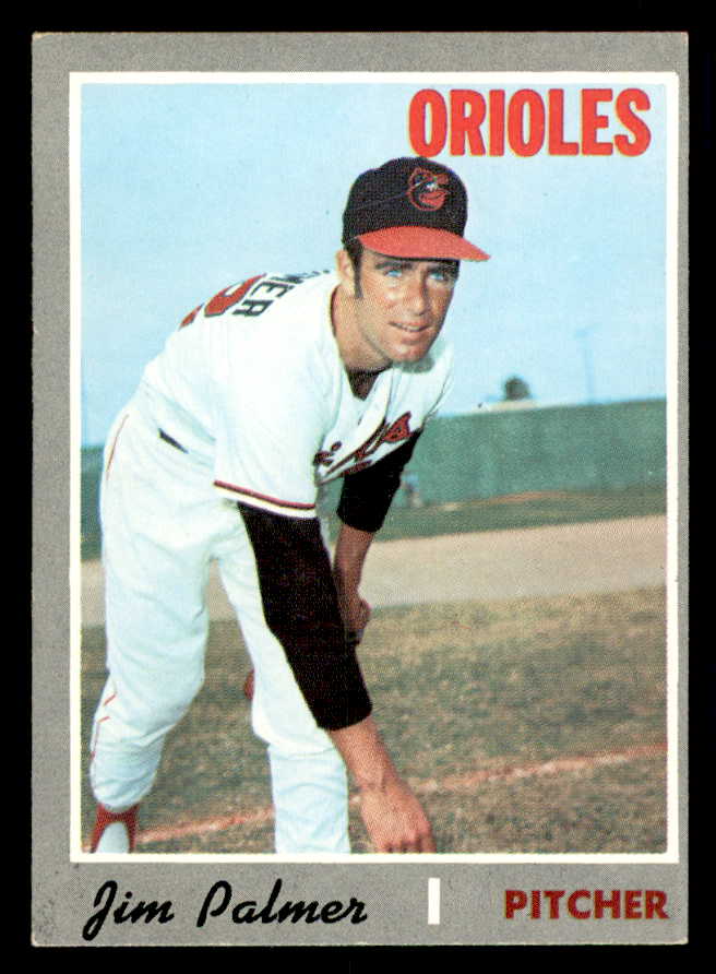 1970 Topps Baseball #449 Jim Palmer Orioles EX+/EX-MT 541449