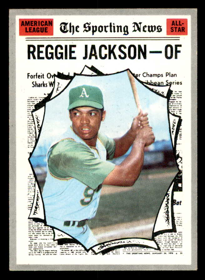 1970 Topps Baseball #459 Reggie Jackson A.S. A's EX+/EX-MT 541451