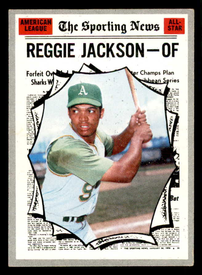 1970 Topps Baseball #459 Reggie Jackson A.S. A's EX+/EX-MT 541452
