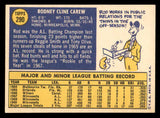 1970 Topps Baseball #290 Rod Carew Twins EX 541465