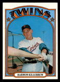1972 Topps Baseball #051 Harmon Killebrew Twins EX+/EX-MT 541471