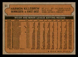 1972 Topps Baseball #051 Harmon Killebrew Twins EX+/EX-MT 541471