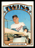 1972 Topps Baseball #051 Harmon Killebrew Twins EX+/EX-MT 541472