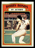 1972 Topps Baseball #712 Bobby Bonds IA Giants NR-MT 541478