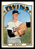 1972 Topps Baseball #709 Jim Kaat Twins EX+/EX-MT 541485