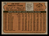 1972 Topps Baseball #709 Jim Kaat Twins EX+/EX-MT 541485