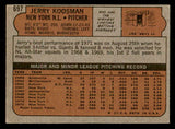 1972 Topps Baseball #697 Jerry Koosman Mets VG-EX 541486