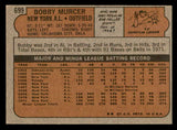 1972 Topps Baseball #699 Bobby Murcer Yankees VG-EX 541487