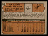 1972 Topps Baseball #530 Don Sutton Dodgers NR-MT 541499