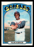 1972 Topps Baseball #100 Frank Robinson Orioles NR-MT 541500