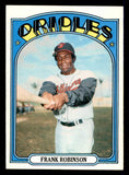 1972 Topps Baseball #100 Frank Robinson Orioles NR-MT 541502