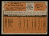 1972 Topps Baseball #270 Jim Palmer Orioles EX-MT 541514