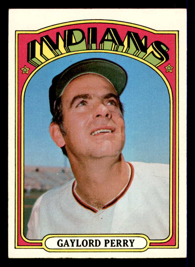 1972 Topps Baseball #285 Gaylord Perry Indians EX-MT 541516