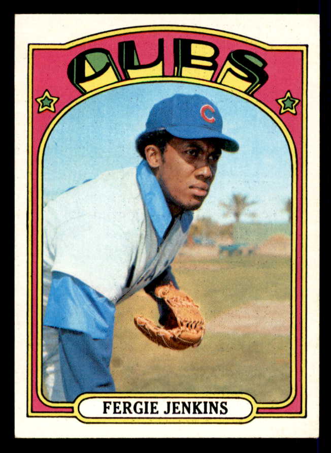 1972 Topps Baseball #410 Fergie Jenkins Cubs EX-MT 541518
