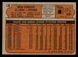 1972 Topps Baseball #130 Bob Gibson Cardinals NR-MT 541521
