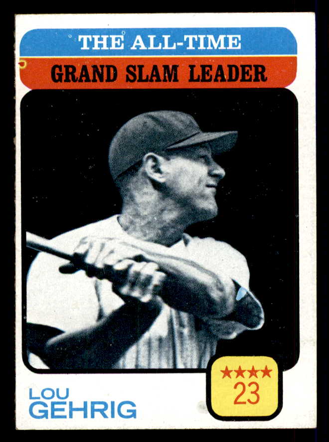 1973 Topps Baseball #472 Lou Gehrig ATL Yankees EX-MT 541531