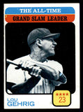 1973 Topps Baseball #472 Lou Gehrig ATL Yankees EX-MT 541531