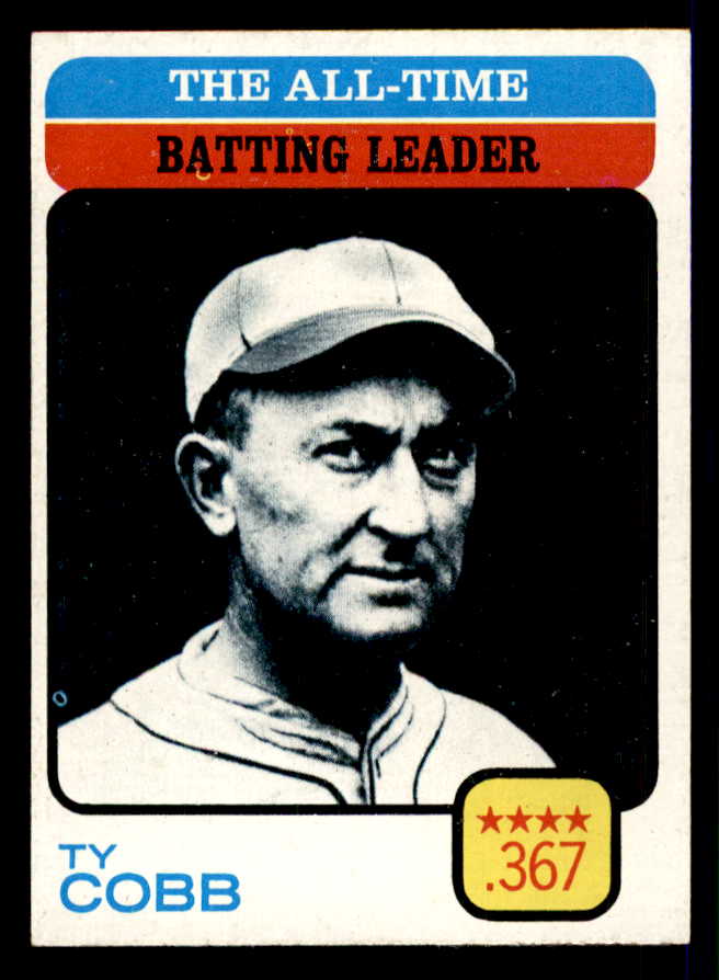 1973 Topps Baseball #475 Ty Cobb ATL Tigers EX-MT 541532