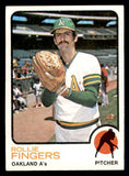 1973 Topps Baseball #084 Rollie Fingers A's EX-MT 541537