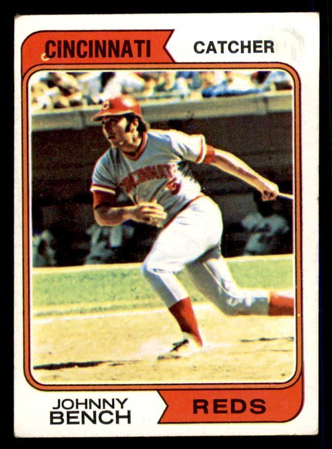 1974 Topps Baseball #010 Johnny Bench Reds VG-EX 541543