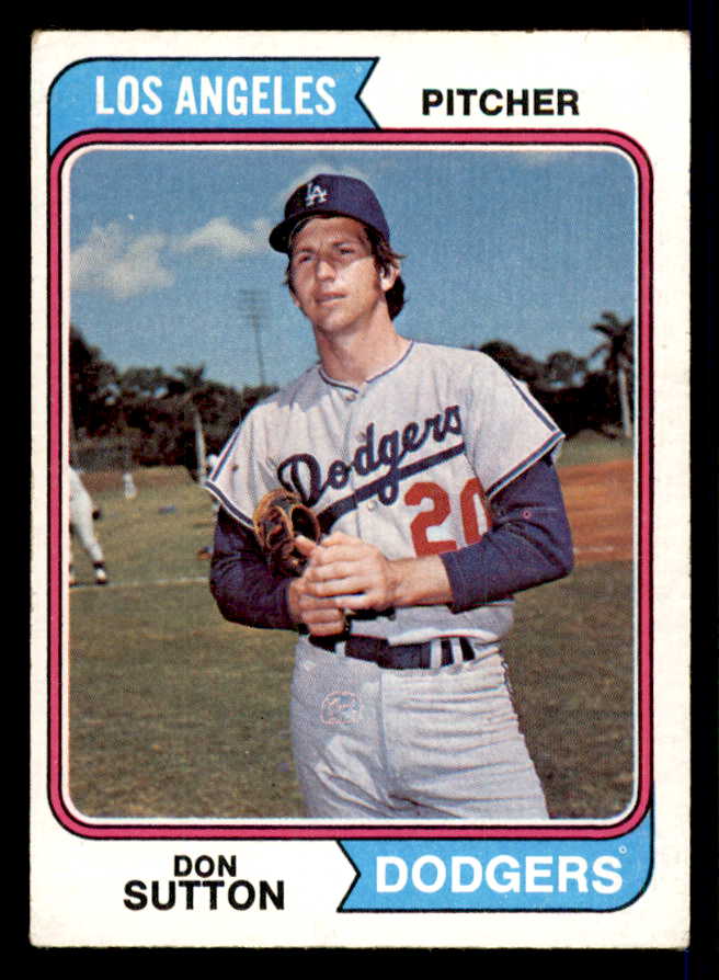 1974 Topps Baseball #220 Don Sutton Dodgers VG-EX 541546