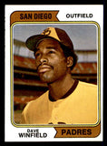 1974 Topps Baseball #456 Dave Winfield Padres EX-MT 541547