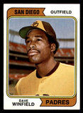 1974 Topps Baseball #456 Dave Winfield Padres EX-MT 541548
