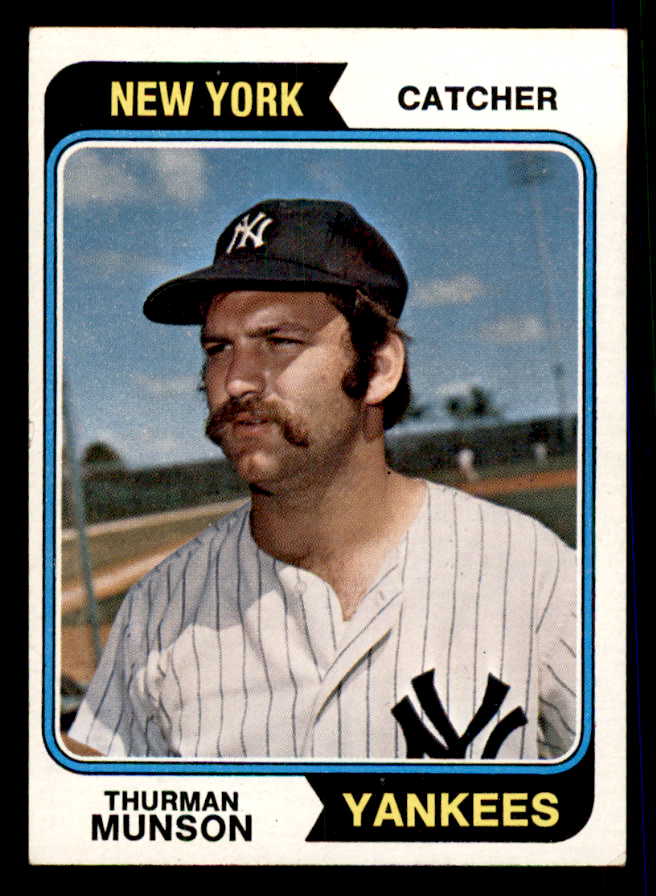 1974 Topps Baseball #340 Thurman Munson Yankees EX-MT 541561