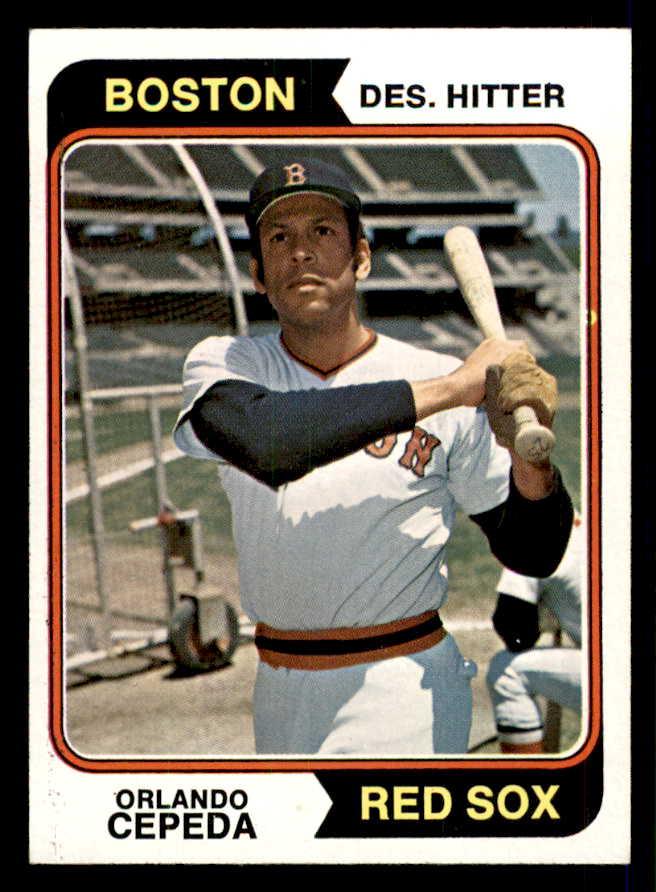 1974 Topps Baseball #083 Orlando Cepeda Red Sox NR-MT 541567