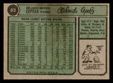 1974 Topps Baseball #083 Orlando Cepeda Red Sox NR-MT 541567