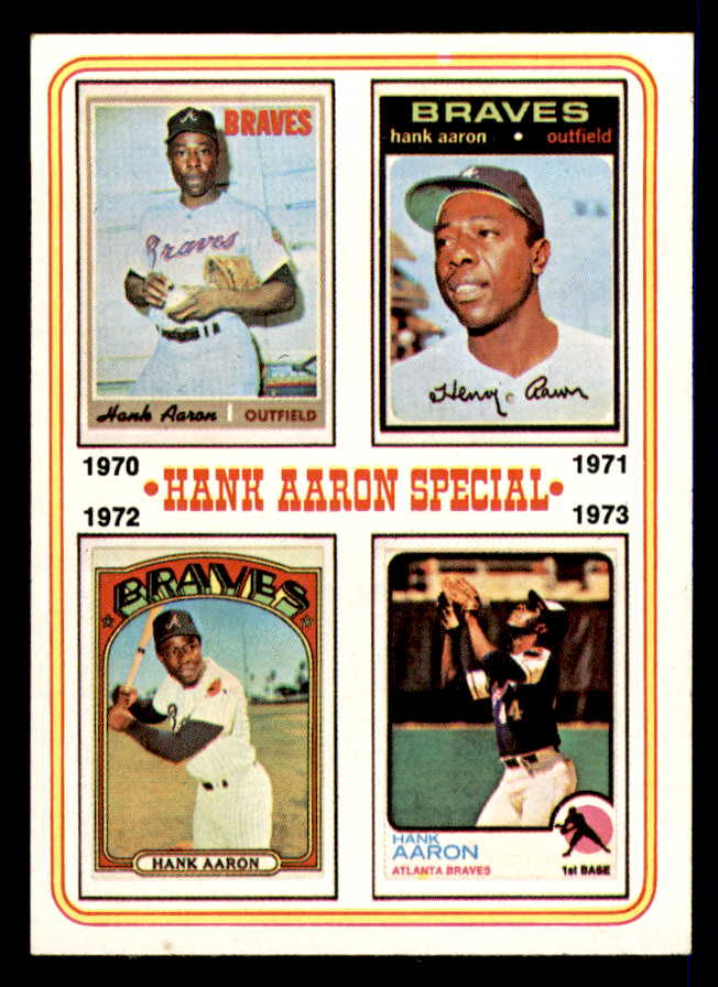 1974 Topps Baseball #006 Hank Aaron Braves NR-MT 541569