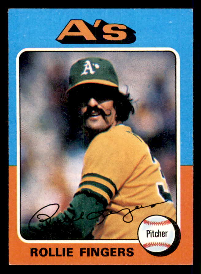 1975 Topps Baseball #021 Rollie Fingers A's EX-MT 541585