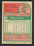 1975 Topps Baseball #021 Rollie Fingers A's EX-MT 541585