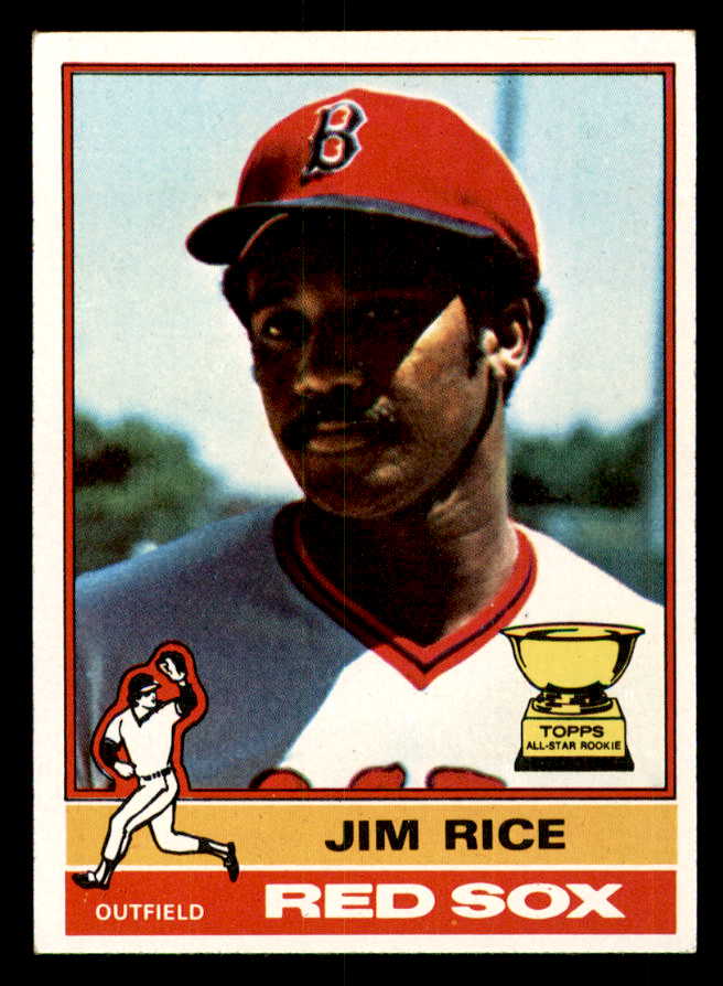 1976 Topps Baseball #340 Jim Rice Red Sox EX 541591
