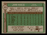 1976 Topps Baseball #340 Jim Rice Red Sox EX 541591
