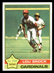 1976 Topps Baseball #010 Lou Brock Cardinals NR-MT 541596