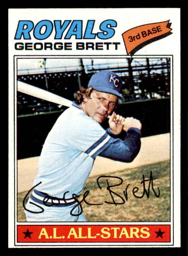 1977 Topps Baseball #580 George Brett Royals EX-MT 541603