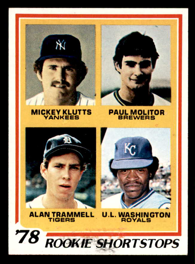 1978 Topps Baseball #707 Paul Molitor Brewers EX 541604