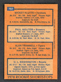 1978 Topps Baseball #707 Paul Molitor Brewers EX 541604