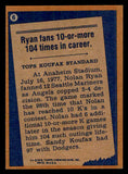 1978 Topps Baseball #006 Nolan Ryan RB Angels NR-MT 541608
