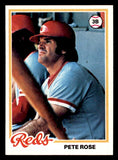 1978 Topps Baseball #020 Pete Rose Reds NR-MT 541612