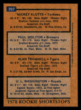 1978 Topps Baseball #707 Paul Molitor Brewers EX-MT 541614