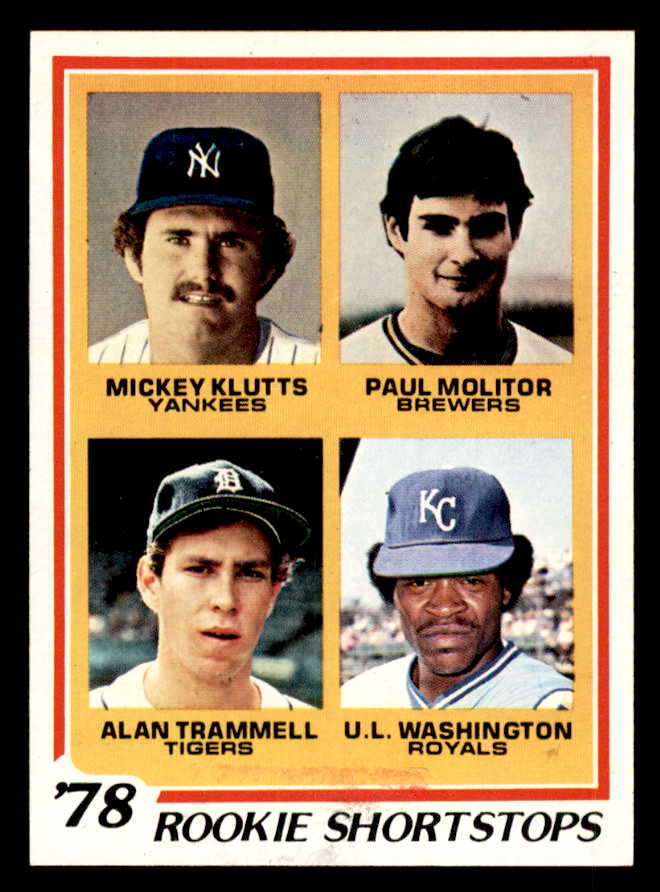 1978 Topps Baseball #707 Paul Molitor Brewers EX-MT 541617