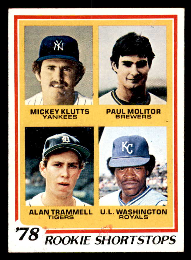 1978 Topps Baseball #707 Paul Molitor Brewers EX 541618