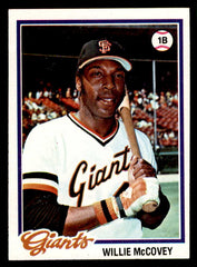 1978 Topps Baseball #034 Willie McCovey Giants EX-MT 541623