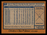 1978 Topps Baseball #160 Jim Palmer Orioles EX-MT 541624