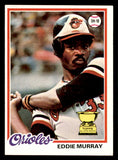 1978 Topps Baseball #036 Eddie Murray Orioles EX-MT 541626
