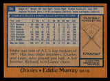 1978 Topps Baseball #036 Eddie Murray Orioles EX-MT 541626