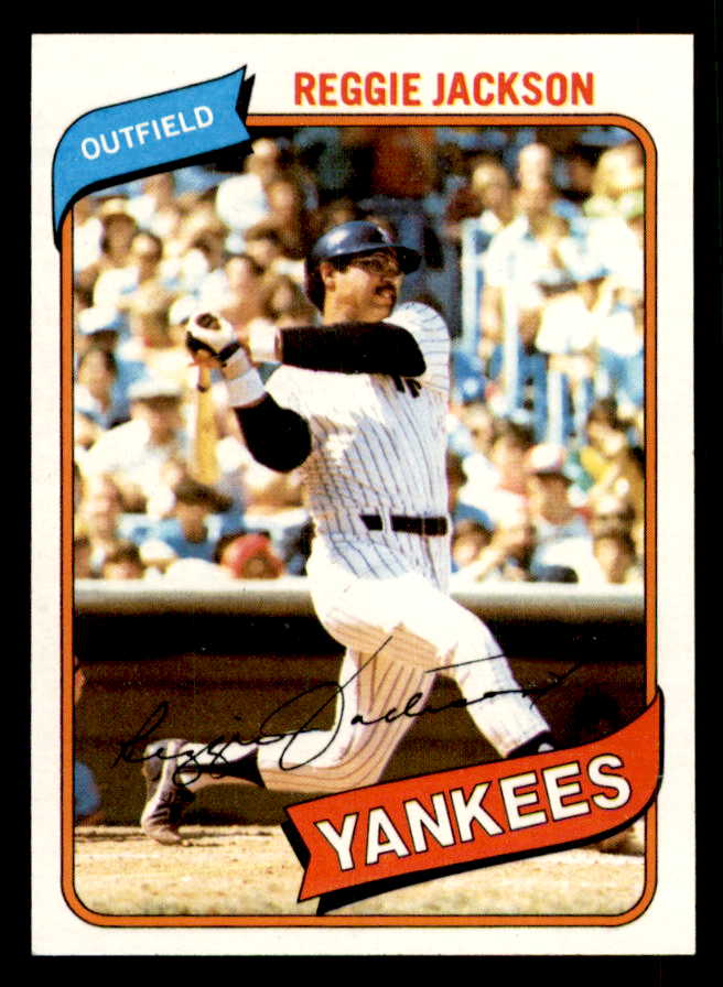 1980 Topps Baseball #600 Reggie Jackson Yankees EX-MT 541638