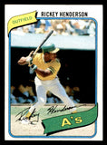 1980 Topps Baseball #482 Rickey Henderson A's EX-MT 541640